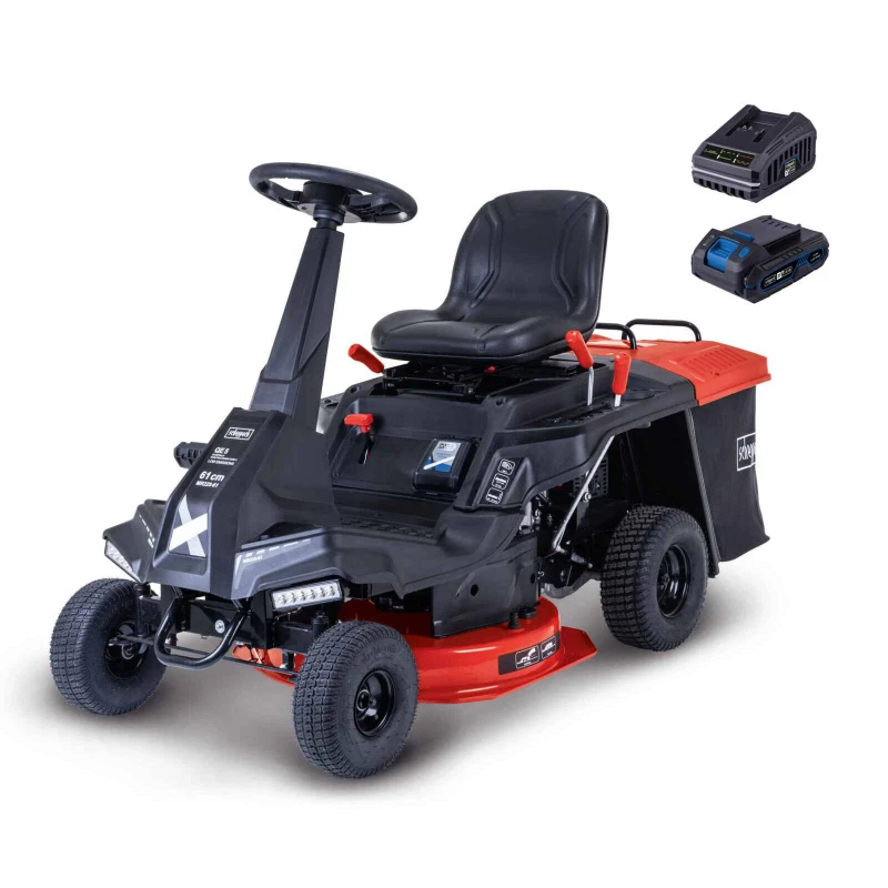 Scheppach Mr225-61 Aufsitzmäher – Benzinbetrieb, 61 Cm Schnittbreite