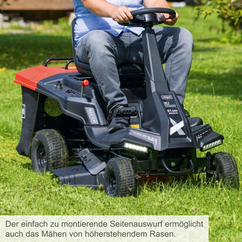 Scheppach MR225-61 Aufsitzmäher – Benzinbetrieb, 61 cm Schnittbreite – Bild 3